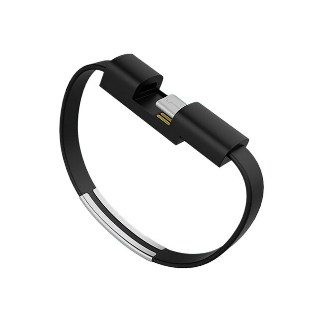  Type-C Kabel <1m / 3ft Plat ABS + PC USB kabeladapter Voor Samsung / Huawei / Nokia