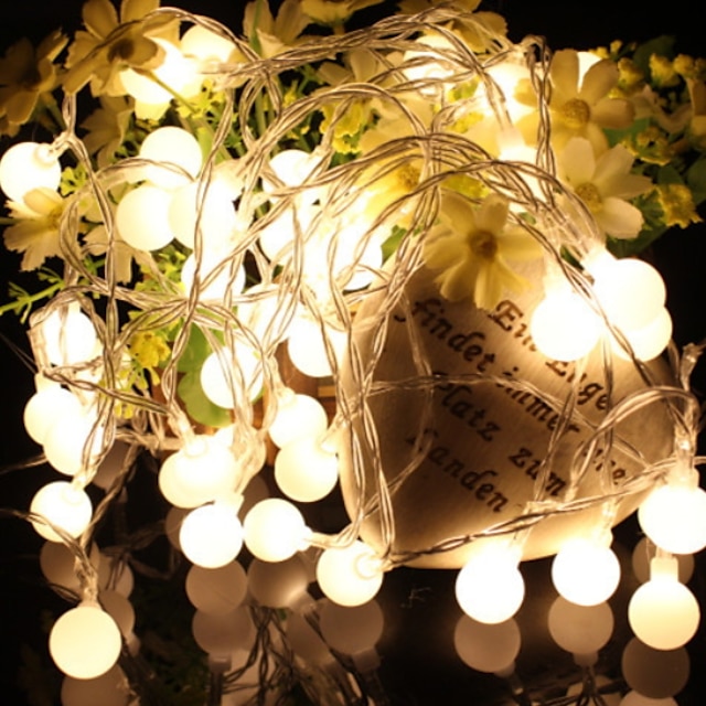  10m String Lights Outdoor String Lights 100 LEDs 1 set Warm White Decorative 220-240 V