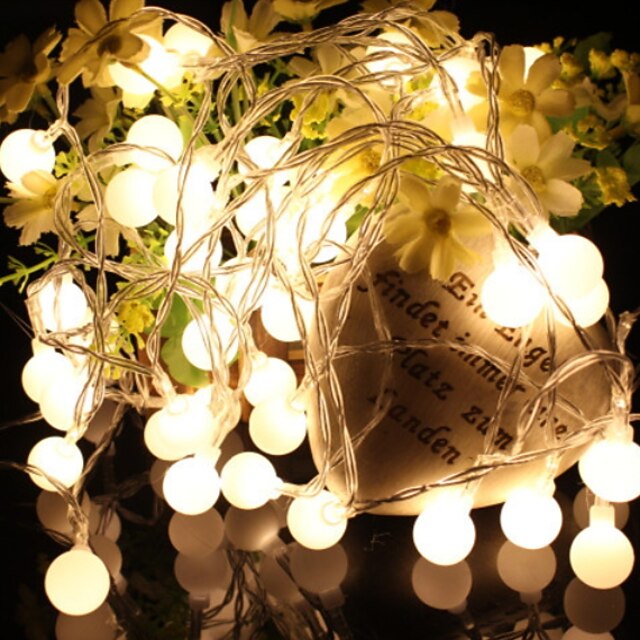 10m String Lights Outdoor String Lights 100 LEDs 1 set Warm White Decorative 220-240 V4
