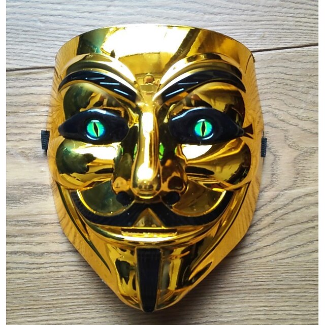 Pvc Half Face Mask Steampunk Phantom Masquerade Cosplay Mask Plastic Half Face Menwomen Punk 3459