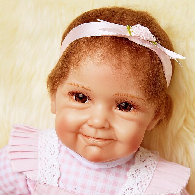  NPKCOLLECTION 22 inch NPK DOLL Κούκλες σαν αληθινές Παιδιά Αναγεννημένη κούκλα μωρών Νεογέννητος όμοιος με ζωντανό Χαριτωμένο Χειροποίητο Ασφαλής για παιδιά Σιλικόνη Βινύλιο 22