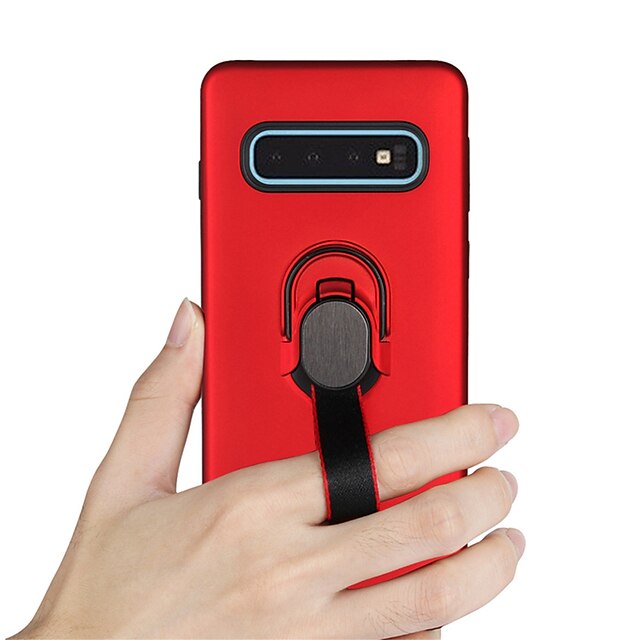  Case For Samsung Galaxy S9 / S9 Plus / S8 Plus Shockproof / Ring Holder Back Cover Armor Hard TPU / PC