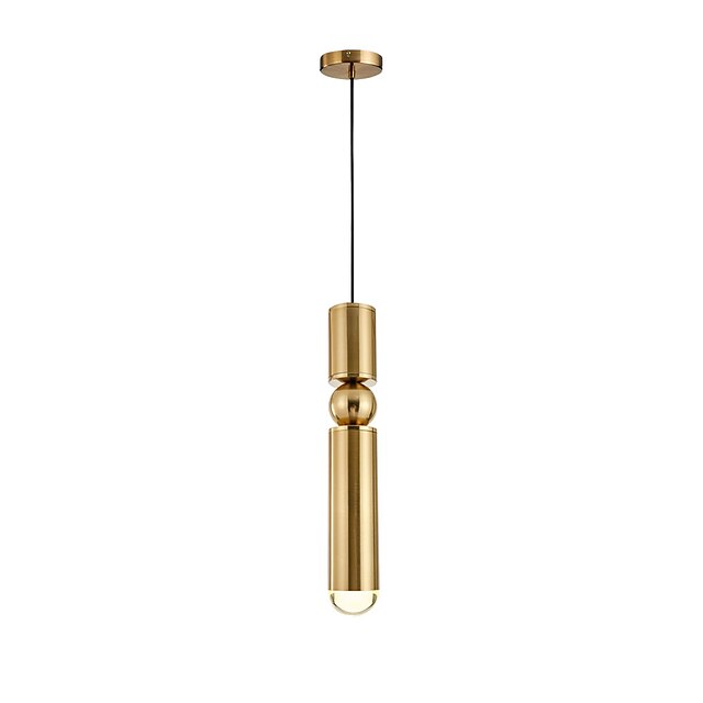 Lights & Lighting Pendant Lights | 1-Light 6 cm Pendant Light Metal Electroplated Painted Finishes Contemporary Artistic 110-120