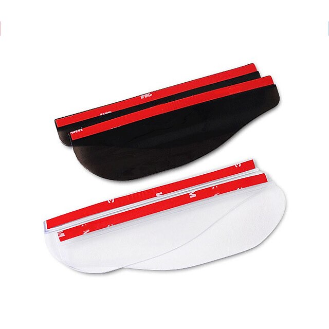  2pcs Car Car Rain Eyebrows Transparent / Common Cool for Rearview Mirror For universal All years
