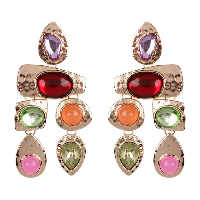  Women's Earrings Earrings Jewelry Gold For Daily 1 Pair