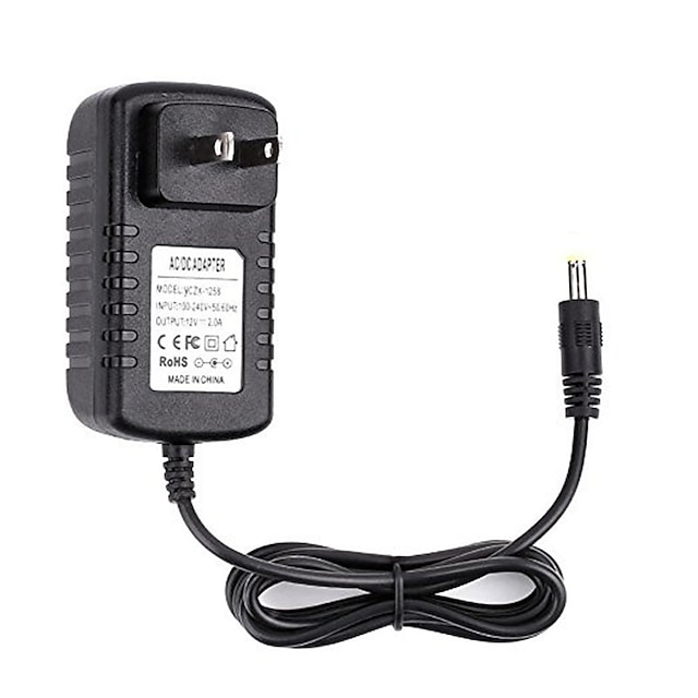  1pcs DIY 12V Power Supply Adapter Plug Transformer AC 110V 220V to DC 12V 2A LED Driver for LED String Strip Light 90cm 3ft