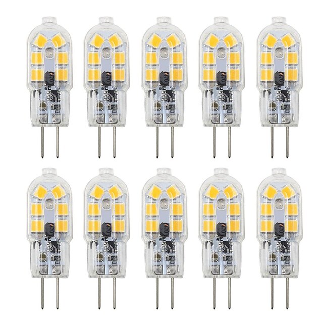 10pcs 3W Bi-pin LED Lights Bulbs G4 T12 200-300lm Beads SMD 2835 ...