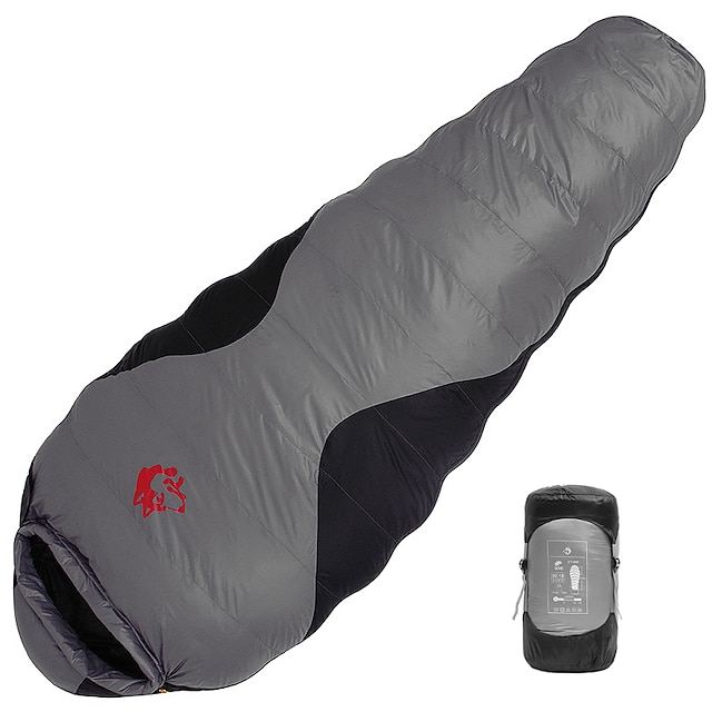  Sleeping Bag Outdoor Single -10 °C Mummy Bag Duck Down Keep Warm Ultra Light (UL) Thick for Climbing Camping / Hiking / Caving Outdoor Fall Winter / 800