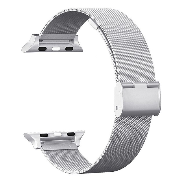  Pulseiras de Relógio para Apple Watch Series 5/4/3/2/1 Apple Pulseira Estilo Milanês Aço Inoxidável Tira de Pulso