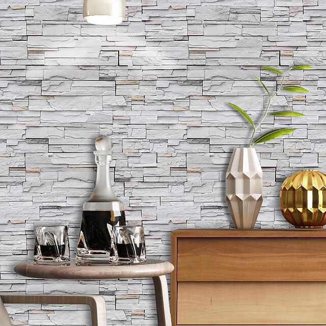  papel de parede cobrindo adesivo filme casca de tijolo e stick removível 3d vinil pvc decoração de casa 100 * 45 cm