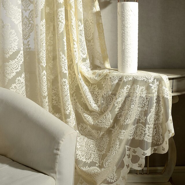  Contemporary Sheer One Panel Sheer Living Room   Curtains