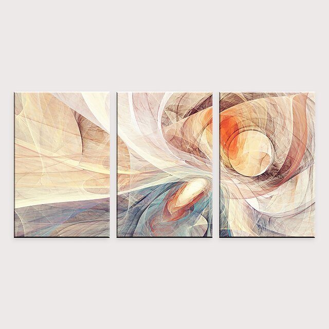  3 Panel Wall Art Canvas Prints Painting Artwork Picture Abstract Modern Classic Home Decoration Décor Rolled Canvas No Frame Unframed Unstretched