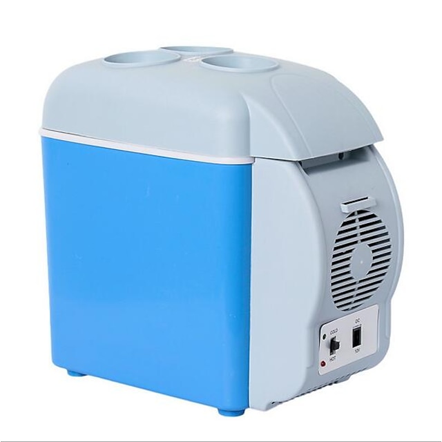  jtron 7.5l coche portátil de calefacción y refrigeración linda caja / pequeño refrigerador para el coche
