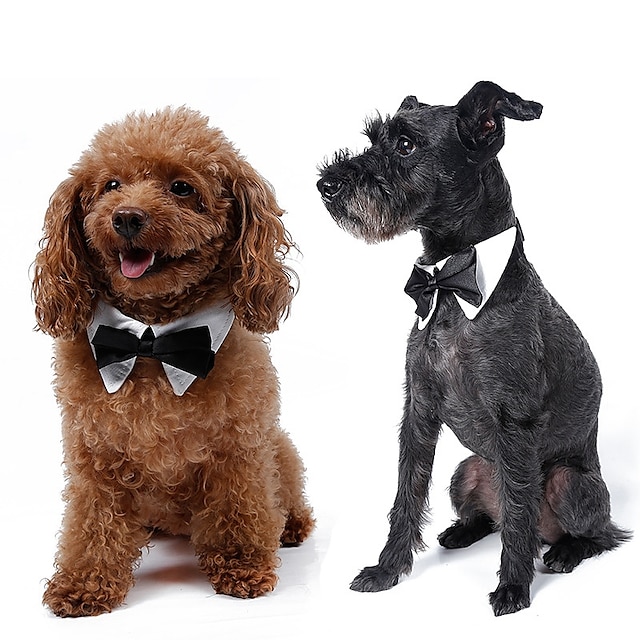  Dog Cat Necklace Puppy Clothes Tie / Bow Tie Headpieces Bow Dog Clothing for Pug Bichon Frise Pekingese Shih Tzu Dachshund