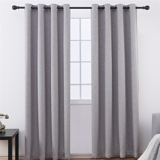 Contemporary Blackout One Panel Curtain Living Room   Curtains