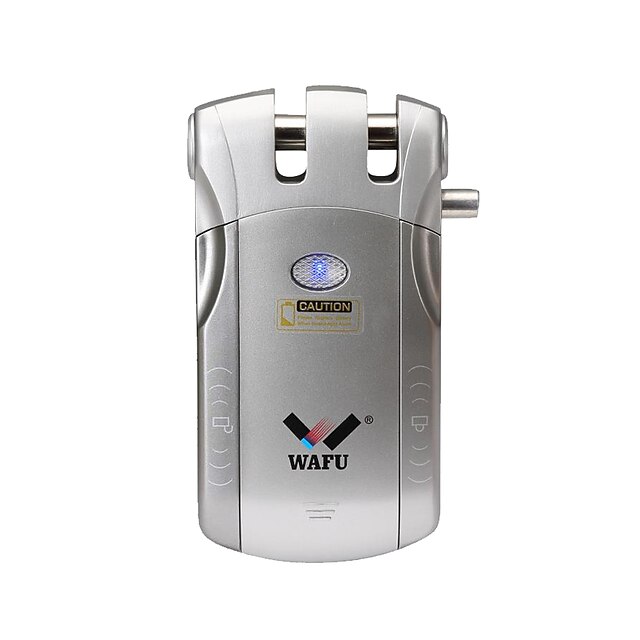  WAFU WIFI Remote Control Smart Invisible Security Door Lock App(iOS/Android System) Anti-theft Door Lock for Home Hotel Office Apartment with 433Mhz(WF-010W)