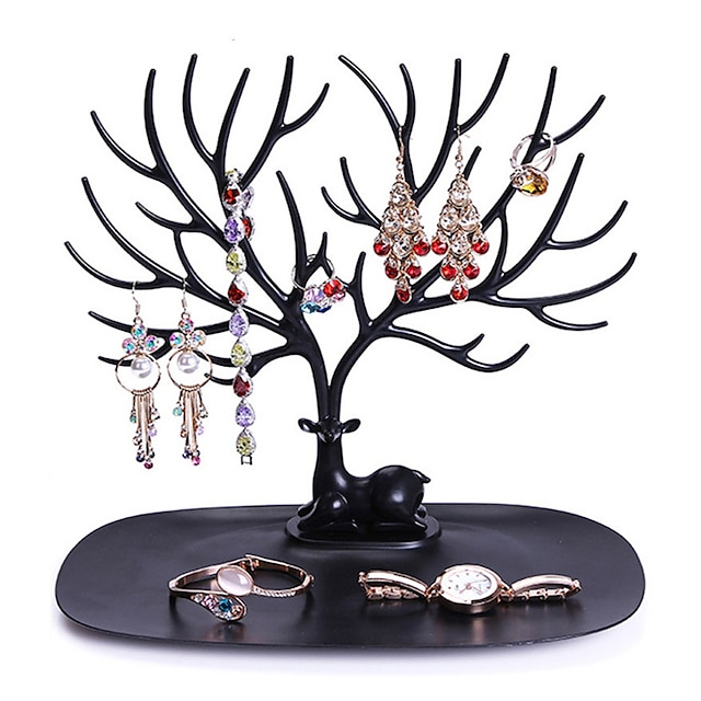 storage rack creative tree shaped foldable multifunctional jewelry rack