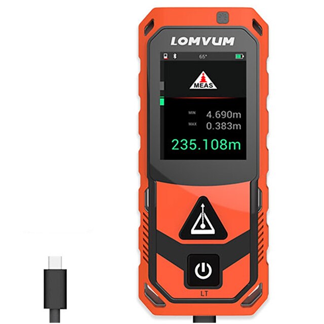  Lomvum® новое поступление Bluetooth USB лазерные дальномеры цифровой лазерный дальномер 200 м метр с питанием от батареи лазерный измеритель