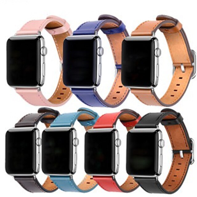  Watch Band for Apple Watch Series 6 SE 5 4 3 2 1  Apple Modern Buckle Genuine Leather Wrist Strap