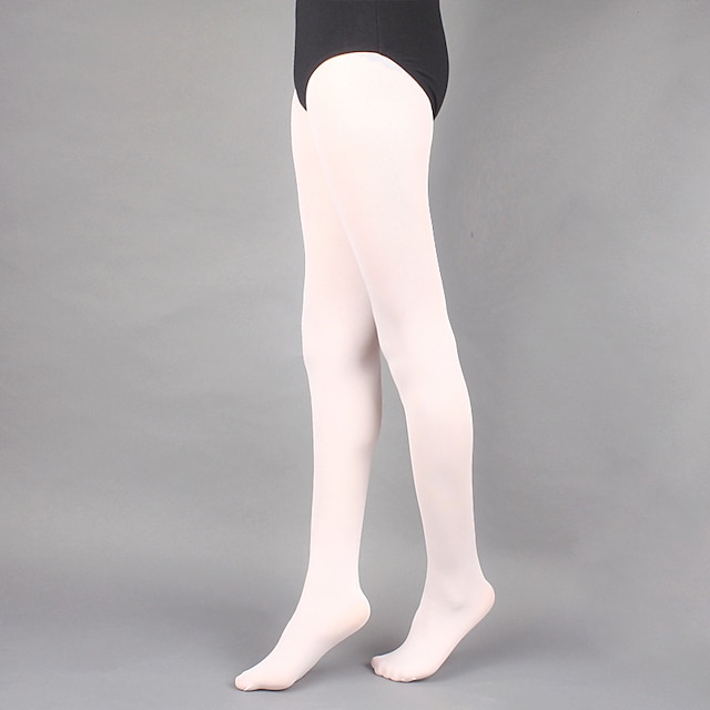  Ballet Collants Fille Entraînement / Utilisation Polyester Couleur Unie Chaussettes