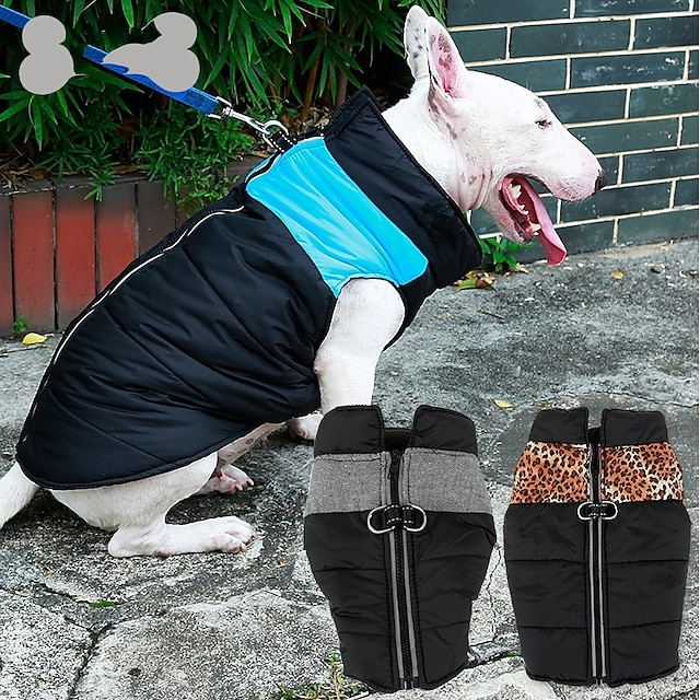  psí kabát bunda vesta oteplování ležérní / sportovní outdoor zimní oblečení pro psy oblečení pro štěňata oblečení pro psy červená modrá růžová kostým pes nylon pva s m l xl xxl 3xl