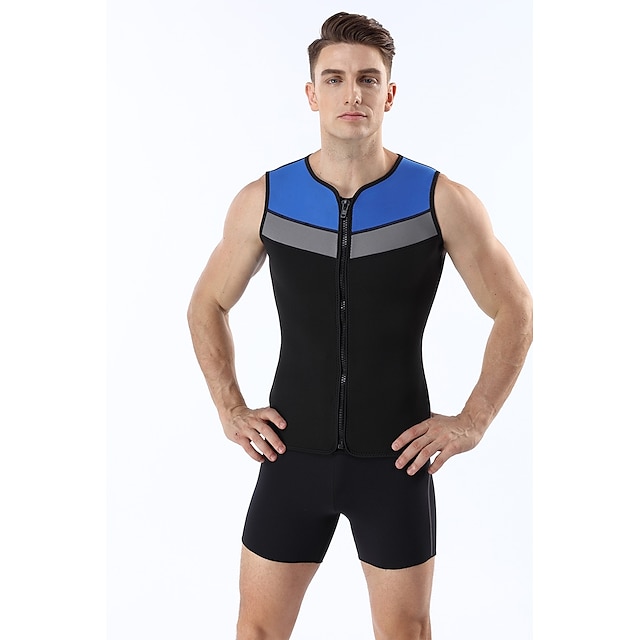 Sports & Outdoors Surfing, Diving & Snorkeling | MYLEDI Mens Wetsuit Top 3mm SCR Neoprene Top Thermal Warm Anatomic Design Quick