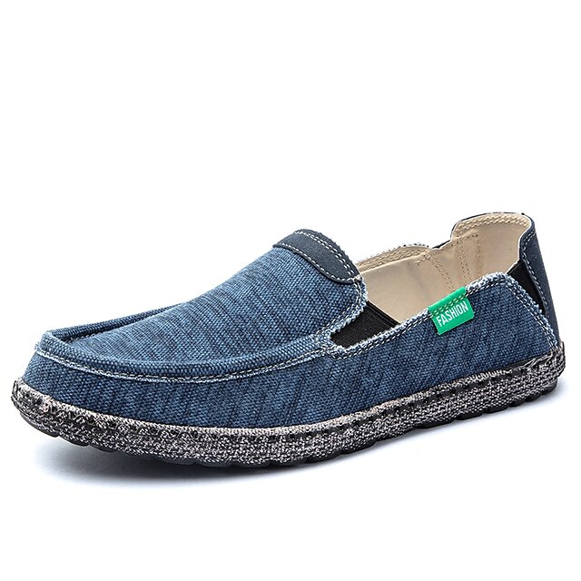 Men's Espadrilles Summer Casual Daily Loafers & Slip-Ons Walking Shoes ...