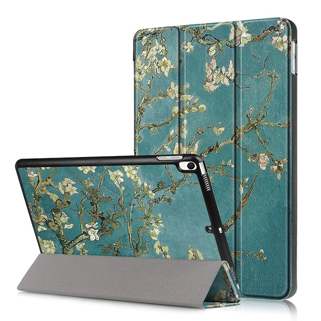  case for apple ipad new air(2019)/ipad pro 10.5 shockproof / flip / pattern full body cases flower hard pu leather