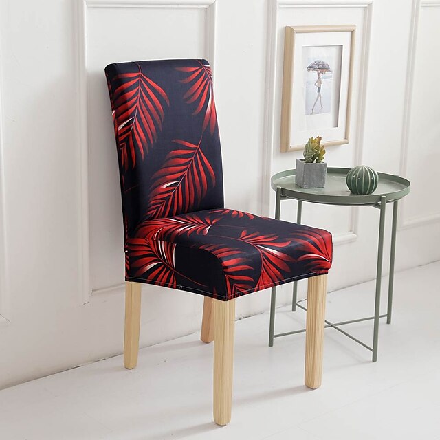  Chair Cover Contemporary Printed Polyester Slipcovers