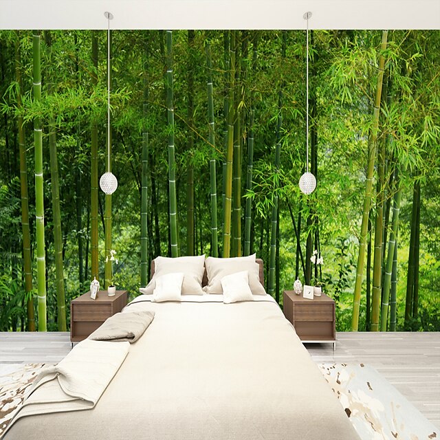  Fototapeta tapeta naklejka ścienna pokrywająca druk klej wymagany bambusowy las płótno wystrój domu home
