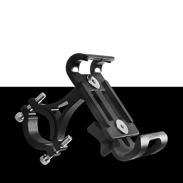  sykkeltelefonfeste 360° rotasjon for landeveissykkel terrengsykkel mtb triathlon aluminiumslegering sykkelsykkel svart rød sølv 1 stk.