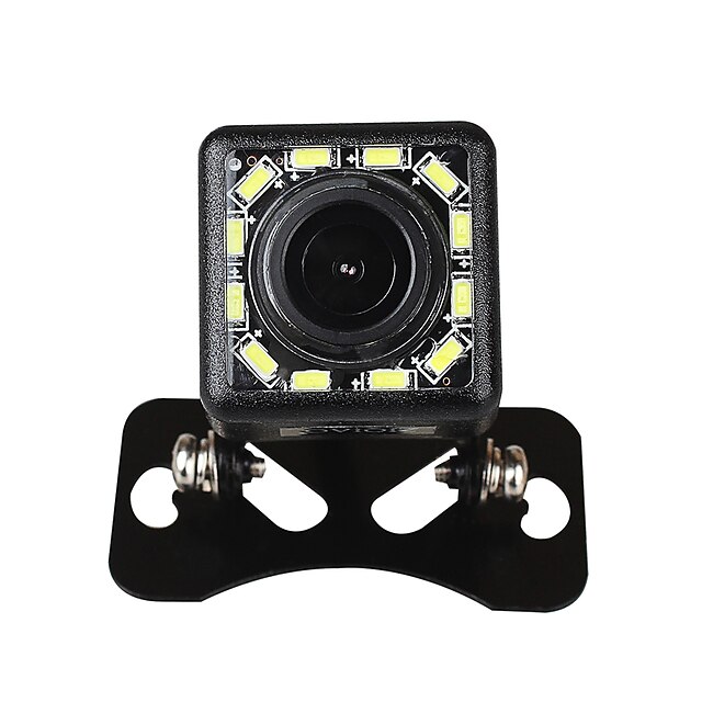  ZIQIAO 12 LED Lights 170-degree Night Vision Waterproof Car Rear View Backup Camera