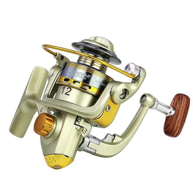  Spinning Reel 5.5/1 Gear Ratio+6 Ball Bearings Hand Orientation Exchangable Spinning / Lure Fishing - ACT-40