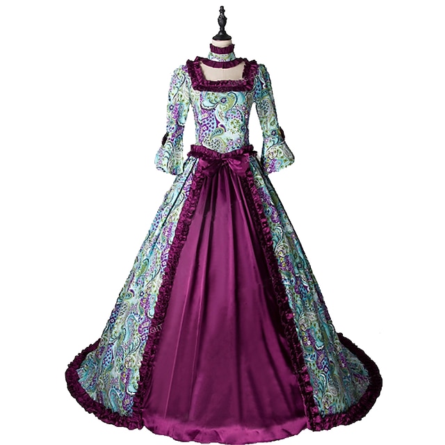 Princess Maria Antonietta Rococo Victorian Vacation Dress Dress Party ...