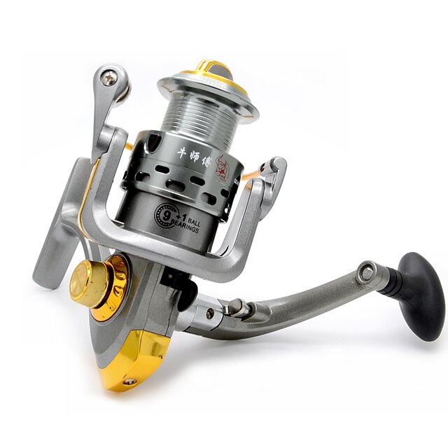  Fishing Reel Spinning Reel 5.5:1 Gear Ratio+13 Ball Bearings Hand Orientation Exchangable Sea Fishing / Bait Casting / Ice Fishing - RX5000 / Jigging Fishing / Freshwater Fishing / Carp Fishing