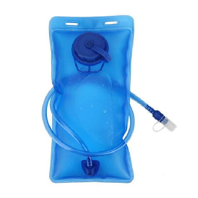  Water Bottle 2000 ml Eco PC Portable Foldable Ultra Light (UL) for Hiking Traveling Running 1 pcs Blue