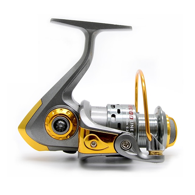  Spinning Reel 5.5/1 Gear Ratio+13 Ball Bearings Hand Orientation Exchangable Spinning / Lure Fishing - MS1000-4000