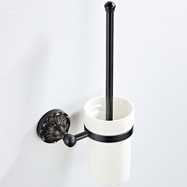  Toilet Brush Holder New Design Antique / Country Brass 1pc - Bathroom / Hotel bath Wall Mounted