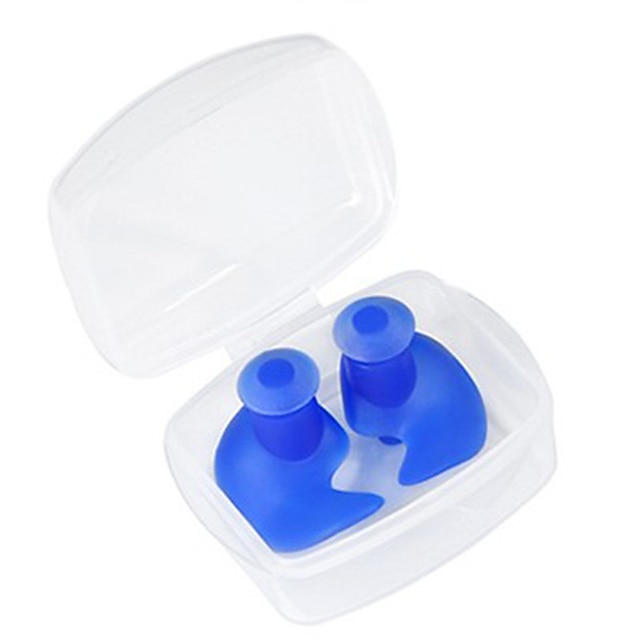  Earplugs Silicone Waterproof Soft Comfortable Swimming Diving Snorkeling for Adults 2pcs
