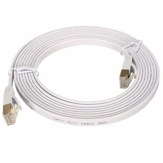  Ethernet Cable CAT7 Network Cable Flat Cable Patch Cord 3M