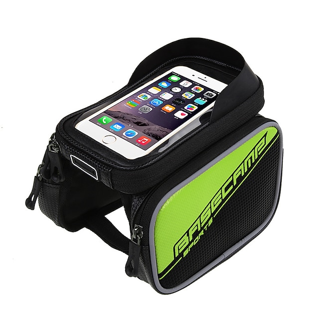  Cell Phone Bag Bike Frame Bag Top Tube 6 inch Cycling for Gold Silver Blue Recreational Cycling