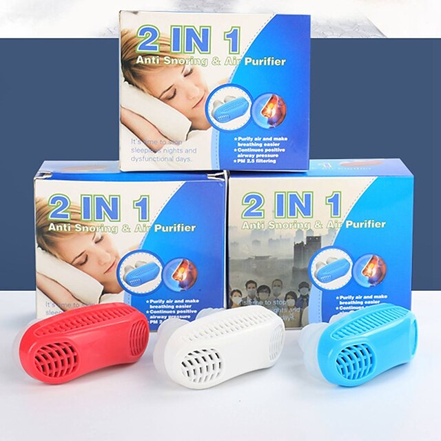  Snore Reducing Aids Snore Stopper Improving Sleep Travel Rest Stop Snoring Mini Size 1 Piece Everyday Use Men's Women's