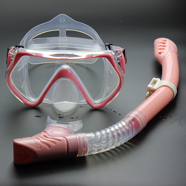  Kit para Snorkeling Pacotes de Mergulho - Máscara de mergulho Snorkel - Anti Neblina Snorkel Seco Natação Mergulho Silicone  Para Adulto Infantil