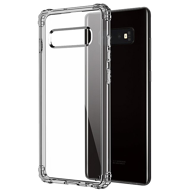  Case For Samsung Galaxy Galaxy S10 Shockproof / Transparent Back Cover Transparent Soft TPU