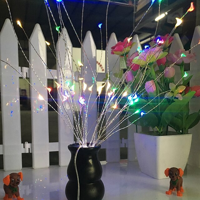 led starburst scintille lumières bricolage extérieur étanche fée