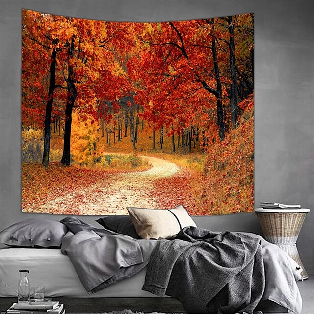 Home & Garden Home Decor | Garden Theme / Floral Theme Wall Decor 100% Polyester Modern Wall Art, Wall Tapestries Decoration - N