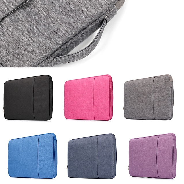  Solid Color Handbags For MacBook Pro Air 11-15 Laptop Bag
