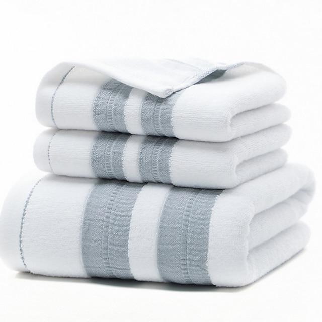  Superior Quality Bath Towel, Geometric Pure Cotton 2 pcs