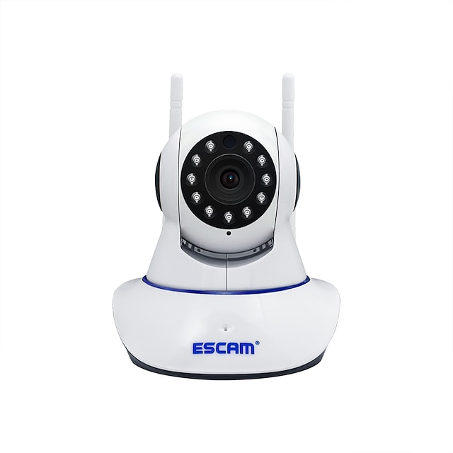 Escam G01 HD 1080P PTZ CMOS Pan / Tilt 200WDual Antenna Wifi IP Cameras Indoor Support 128 GB TF Card/ PT / Night Vision/onvif Two-Way Audio Motion Detection Home Security security cameras