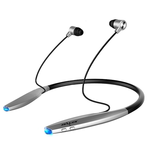  New ZEALOT H7 Bluetooth Earphone Headphones with Magnet Attraction Slim Neckband Wireless Headphone Sport Earbuds with Mic